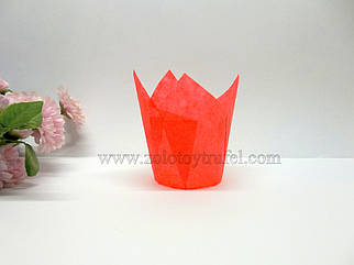 Форма для випічки "Тюльпан червоний 5 *8 см"