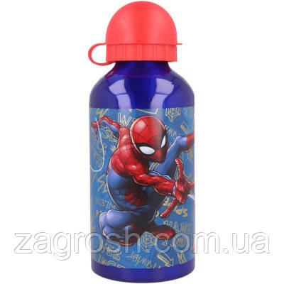Promo Ціна! Поїльник-непроливайка Stor Marvel - Spiderman Graffiti, Aluminium Bottle 500 ml (Stor-37939) - тільки на