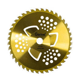 Ніж для тримера Gartner до садового тримера 255х25.4 мм 40 ТВС зубців, 3 підрізні ло (40023448) - оригінал