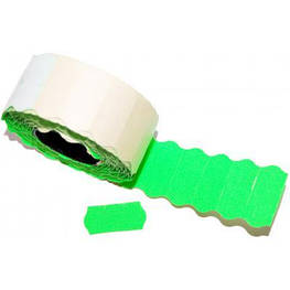 Етикет-стрічка Aurika 26х12 green, 25 рул (2612G) - оригінал