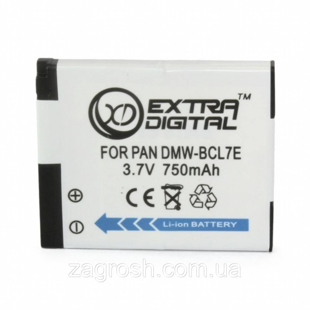 Promo Ціна! Акумулятор до фото/відео Extradigital Panasonic DMW-BCL7E (BDP1290) - тільки на ZaGrosh.com.ua