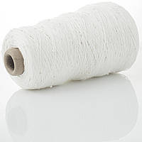 Намистини на Котонi № 1 білий + в колір (Пряжа нитки для в'язання)