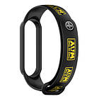 Promo Ціна! Ремінець до фітнес браслета Armorstandart This is the Way для Xiaomi Mi Band 7/6/5 Appeal Black (ARM59258) - тільки на