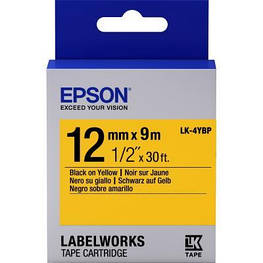 Стрічка для принтера етикеток Epson LK4YBP (C53S654008) - оригінал