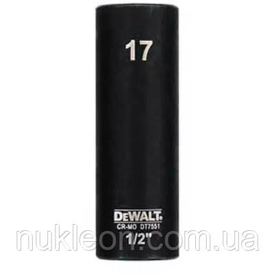 Популярний! Головка торцева DeWALT IMPACT ударна довга 1/2 х 17 мм (DT7551) - Краща якість тільки на Nukleon.com.ua