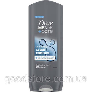 Гель для душа Dove Men+Care Чистота и комфорт 400 мл (8717644683149/8720181313448) - оригинал