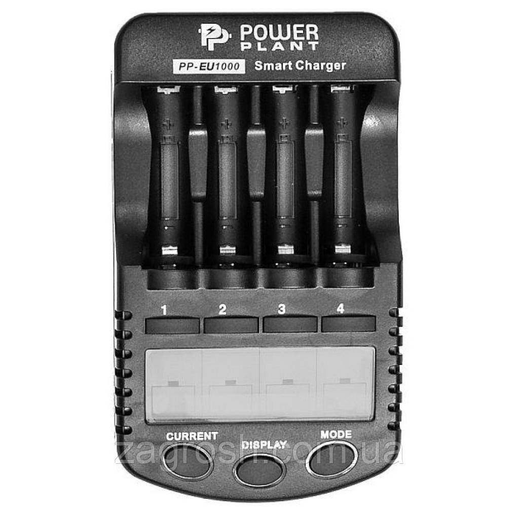 Promo Ціна! Зарядний пристрій для акумуляторів PowerPlant PP-EU1000 (DV00DV2362) - тільки на ZaGrosh.com.ua, фото 1