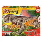 Promo Ціна! Пазл Educa 3D T-REX 82 елементів (6337222) - тільки на ZaGrosh.com.ua