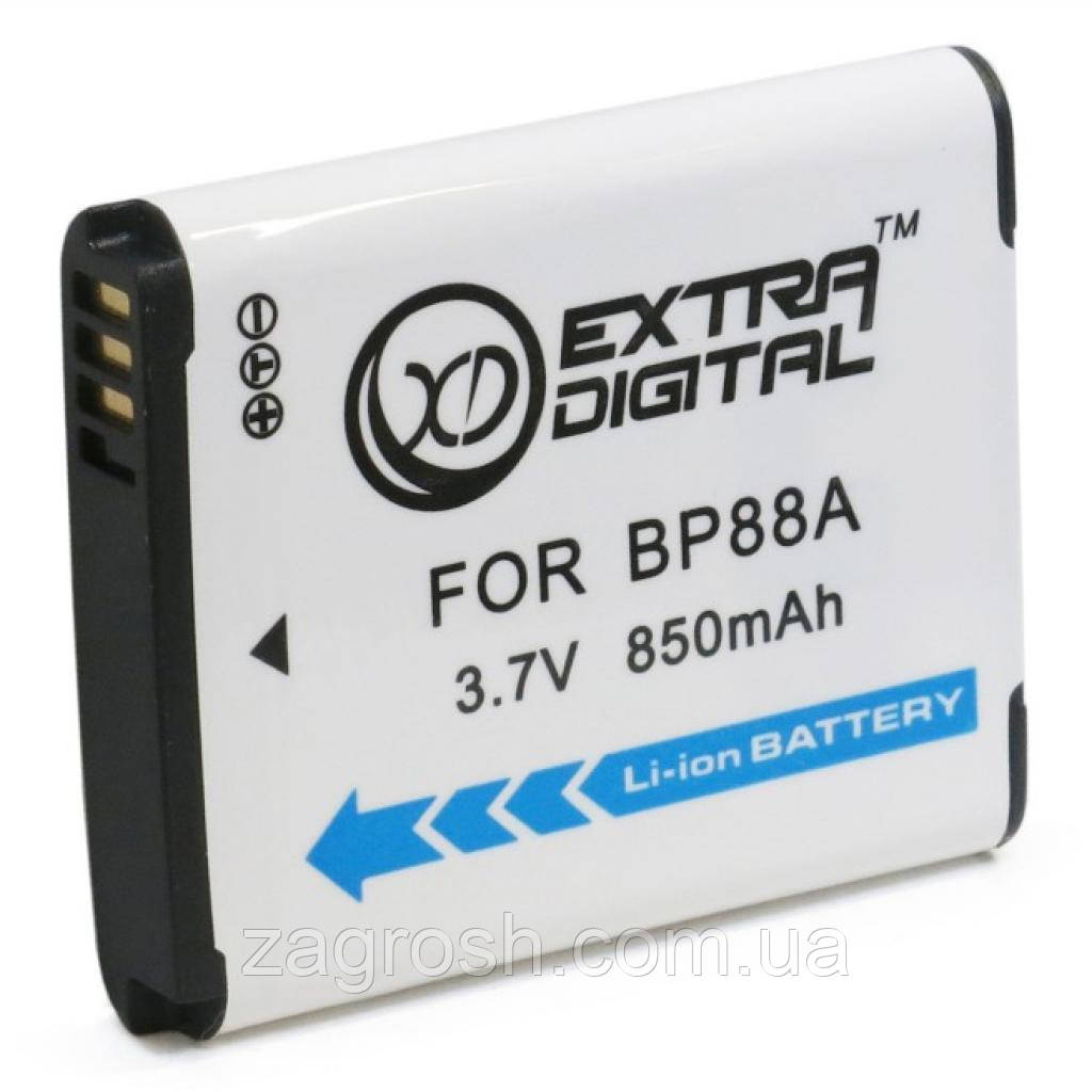 Promo Ціна! Акумулятор до фото/відео Extradigital Samsung BP88A (DV00DV1374) - тільки на ZaGrosh.com.ua