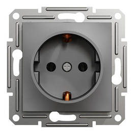 Розетка Schneider Electric ASFORA  антрацит (EPH2900171) - оригінал