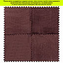 Підлога-пазл плюшевий КОРИЧНЕВИЙ 60*60*1cm (D) SW-00002083, фото 7