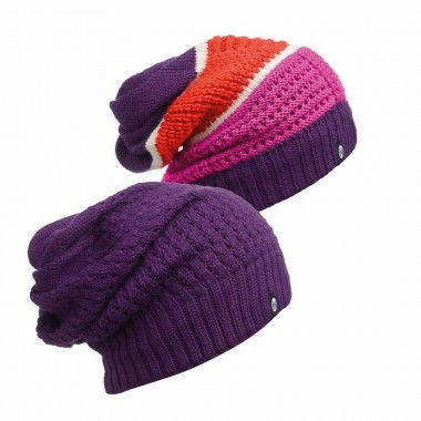 Шапка Buff Knitted Neckwarmer Hat Aidan Фіолетовий