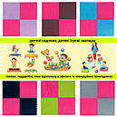 Підлога-пазл плюшевий РОЖЕВИЙ 60*60*1cm (D) SW-00002093, фото 8