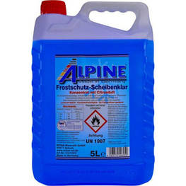 Омивач автомобільний Alpine концентрат Frostschutz Scheibenklar (-80C) 5л (1225-5) - оригінал