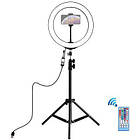 Promo Ціна! Набір блогера Puluz Ring USB LED lamp PKT3043 10" + tripod 1.1 м (PKT3043) - тільки на ZaGrosh.com.ua