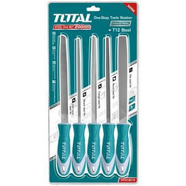 Напилок Total THT918516 напильников по дереву, 200мм, 5шт. (THT918516) - оригінал