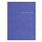 Promo Ціна! Блокнот Buromax spiral side, А4, 80sheets, Barocco, square, violet (BM.2446-607) - тільки на ZaGrosh.com.ua