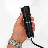 Потужний акумуляторний світлодіодний ліхтар Bailong BL-8900-P50, Армійські тактичні ліхтарі BH-57, фото 2