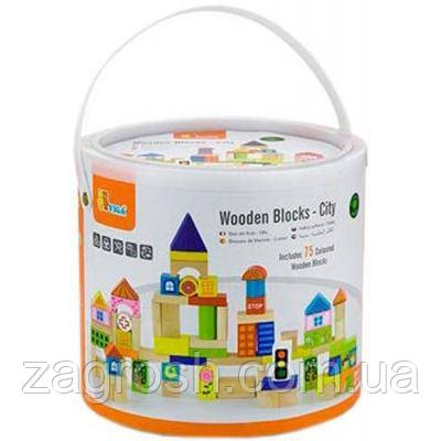 Promo Ціна! Конструктор Viga Toys Місто 75 шт (50287) - тільки на ZaGrosh.com.ua
