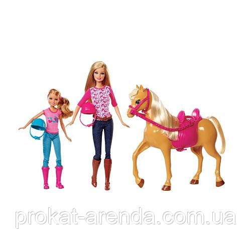 Ігровий набір Barbie Pinktastic Sisters Riding Lessons, фото 1