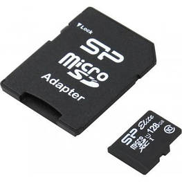 Карта пам&apos;яті Silicon Power 128Gb microSDXC class 10 (SP128GBSTXBU1V10SP) - оригінал