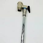 Запобіжний клапан з ручкою зі зливною трубкою хром (1м) , 8bar, Boiler Series KVANT, фото 6