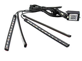 Підсвітка автомобільна LED RGB Automobile Atmosphere Lamp 8097, з мікрофоном - оригінал