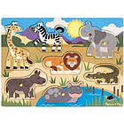 Promo Ціна! Розвиваюча іграшка Melissa&Doug рамка-вкладиш Сафарі (MD19054) - тільки на ZaGrosh.com.ua