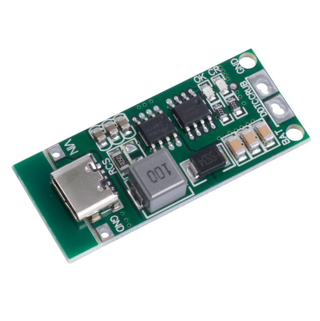 Модуль зарядний Type-C to 2S 1A для АКБ 18650, 21700, фото 1