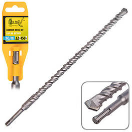 Бур із бетону SDS-plus S4 22*450мм FH-22450 Alloid - оригінал