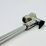Запобіжний клапан з ручкою зі зливною трубкою хром (1м) , 8bar, Boiler Series KVANT, фото 4