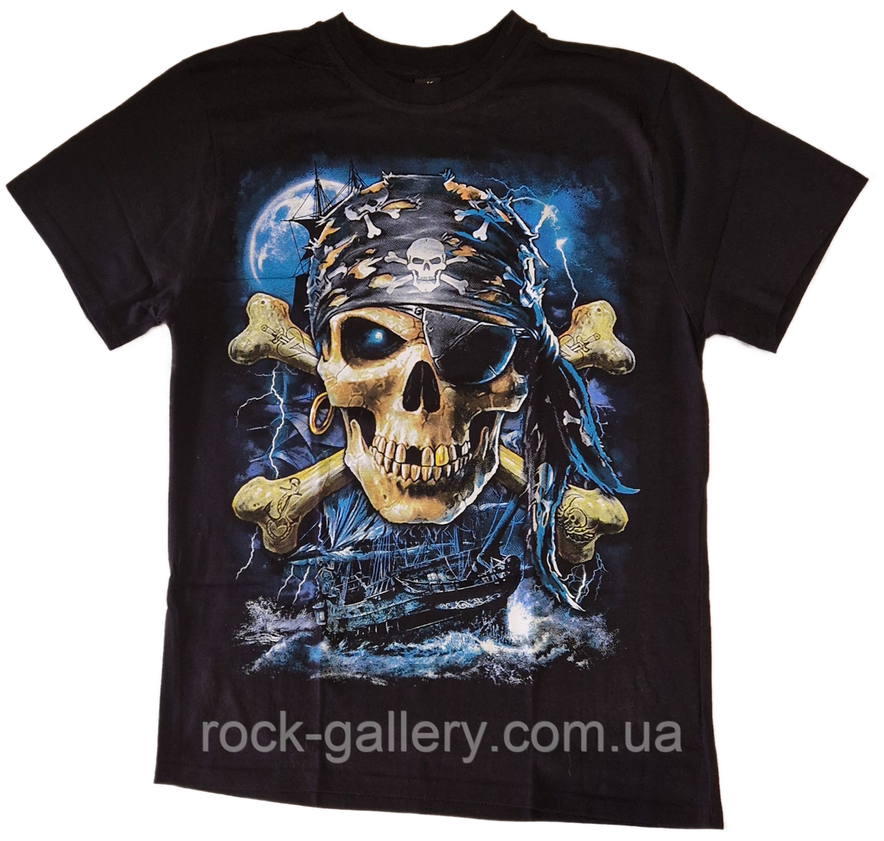 Футболка "череп в бандане " S, M, L, фото 1