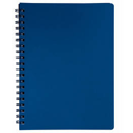 Зошит Buromax Status A4 80 аркушів, клітинка пластикова обкладинка Маренго (BM.24452153-53) - оригінал