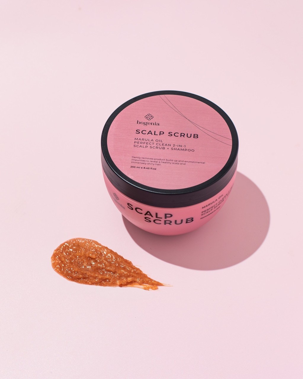 BG403 Скраб-шампунь для шкіри голови Bogenia Marula Oil Sculp Scrub + Shampoo 2 in 1, фото 1