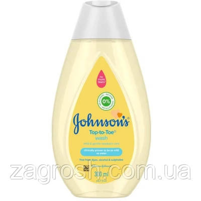Promo Ціна! Дитячий шампунь Johnson’s baby і пінка для миття та купання «Від маківки до п'яточок», 300 мл (3574669909976) -