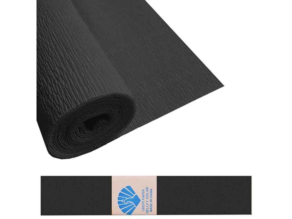 Креп-папір чорний 50*200см 17г/м2 ST02336 ТМ STENSON FG