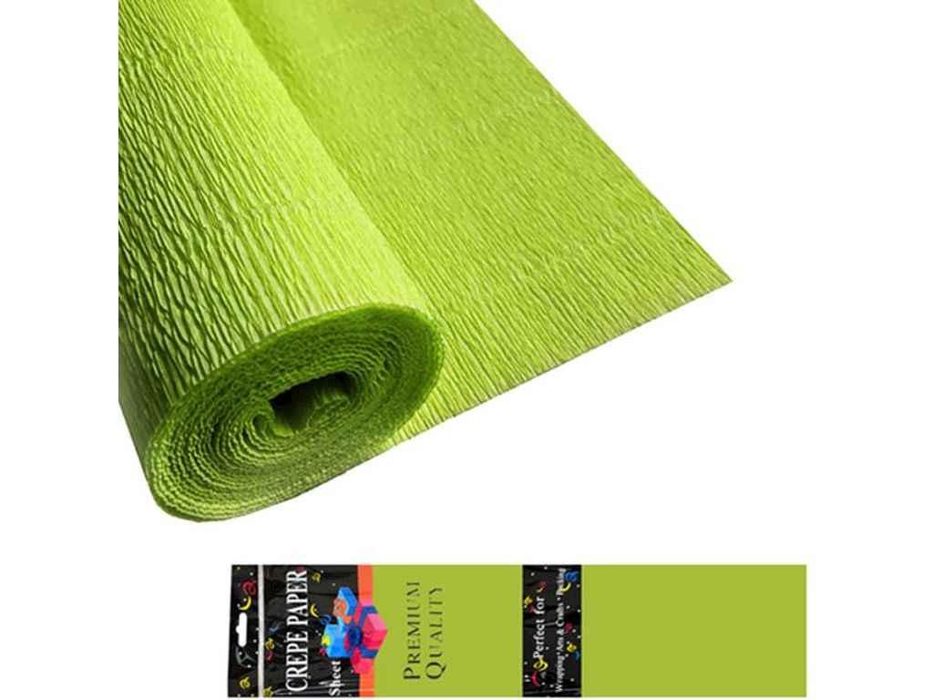 Креп-папір салатовий 50*200см 25г/м2 ST02314 ТМ STENSON FG