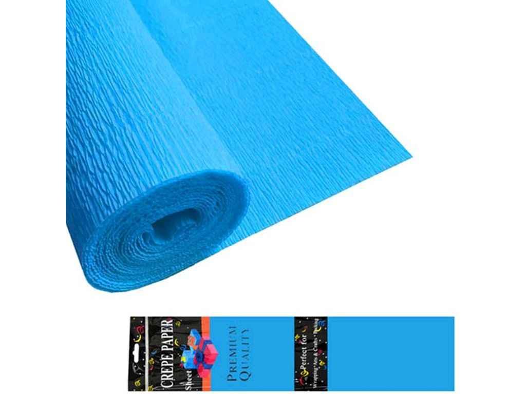 Креп-папір синій 50*200см 25г/м2 ST02322 ТМ STENSON FG
