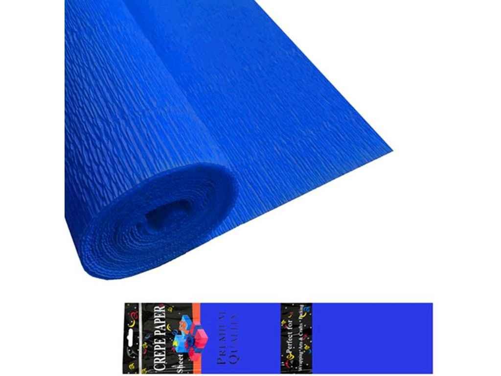 Креп-папір темно-синій 50*200см 25г/м2 ST02312 ТМ STENSON FG