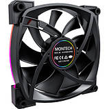 Популярний! Кулер до корпусу MONTECH AX140 PWM BLACK - Краща якість тільки на Nukleon.com.ua, фото 4