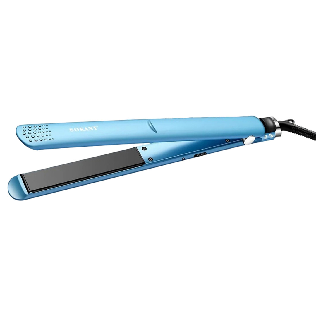 Керамічна праска для волосся Sokany SK-1903 Blue Hair Straightening Праски, фото 1