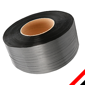 Стрепінг стрічка пакувальна поліпропіленова «Material» 16 мм х 0,8 мм х 1,5 км Сіра