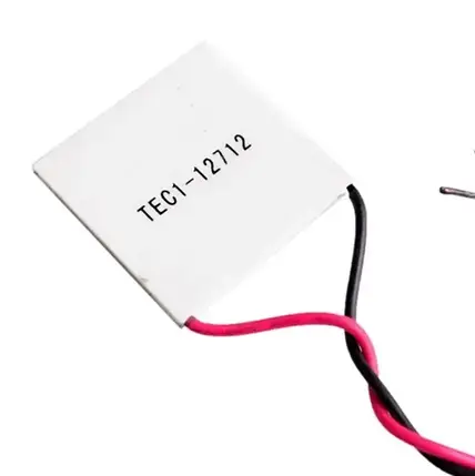 TEC1-12712, Модуль Пельтьє TEC1-12712, 40x40х3.3мм, 12В, 114Вт, 9.5А, фото 1