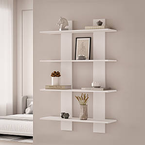 Полиця для книг настінна, настінна полиця для дому з ДСП NP-09