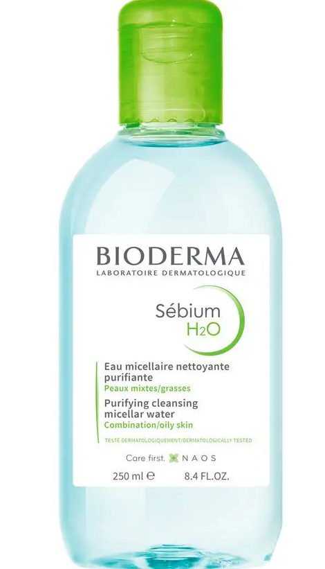 Міцелярна очисна вода для обличчя Sebium H2O Bioderma 250 мл, термін до 07.2025