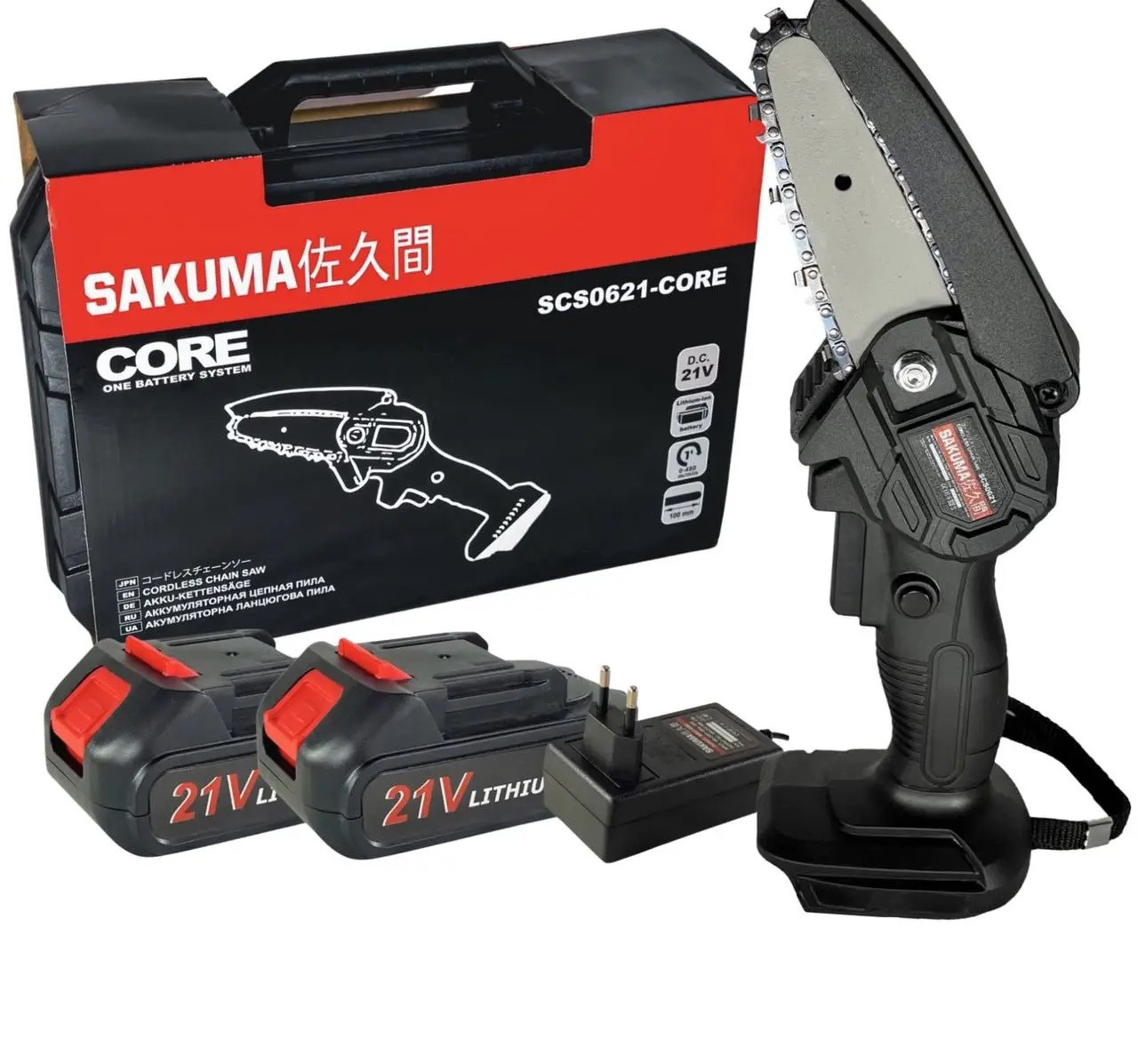 Набір SAKUMA CXSD312 (пилка SAKUMA SCS0621-CORE+тример TCT2021-CORE)