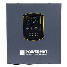 Безперебійник перетворювач живлення Powermat UPS LCD 800VA 500W PM-UPS-800MW для дому та офісу