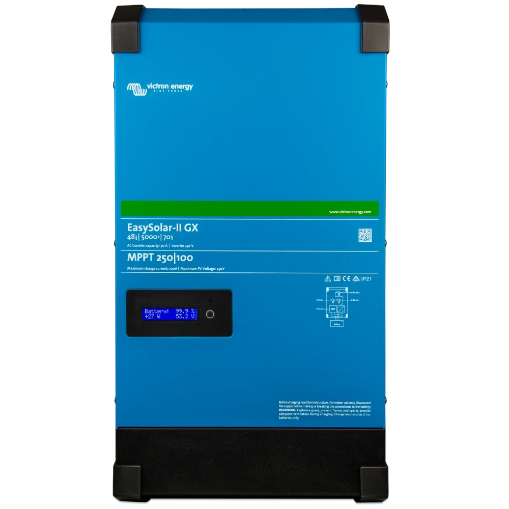 Інвертор Victron Energy EasySolar-II 48/5000/70-50 MPPT 250/100 GX однофазний чиста синусоїда
