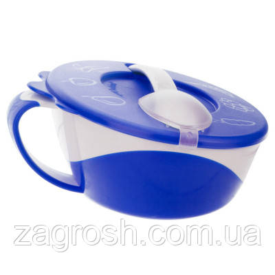 Promo Ціна! Тарілка дитяча Canpol babies 350 мл Синя (31/406_blu) - тільки на ZaGrosh.com.ua, фото 1