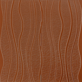 Самоклеючі 3д панелі для стелі та стін, м'які декоративні 3D панелі 700x700x7 мм, Коричневі хвилі (366)